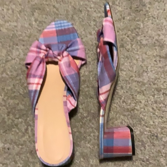 J. Crew Shoes - Slip on sandals with block heel